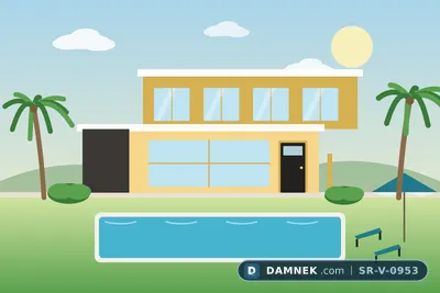 Private villa with pool, illustration: Lotus Villas